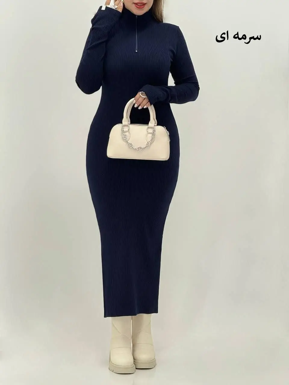 3701-پیراهن بلند فینگری